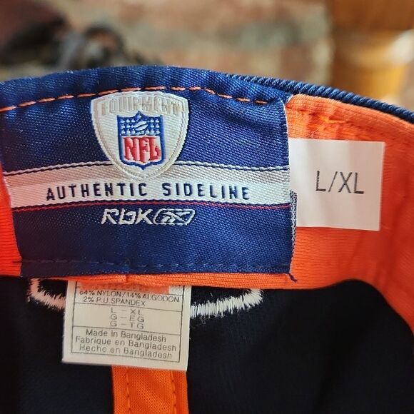 NFL Aunthentic Sideline Reebok Denver Broncos size L/XL sportscap or hat - Picture 5 of 7